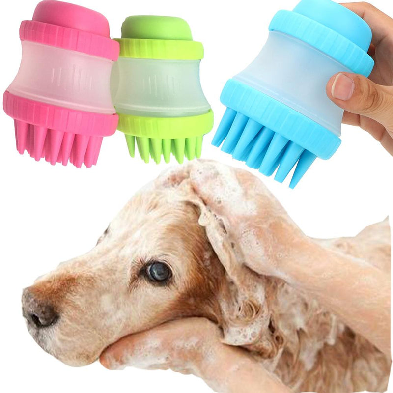 Spazzola per Cani e Gatti con Dispenser di Shampoo Integrato